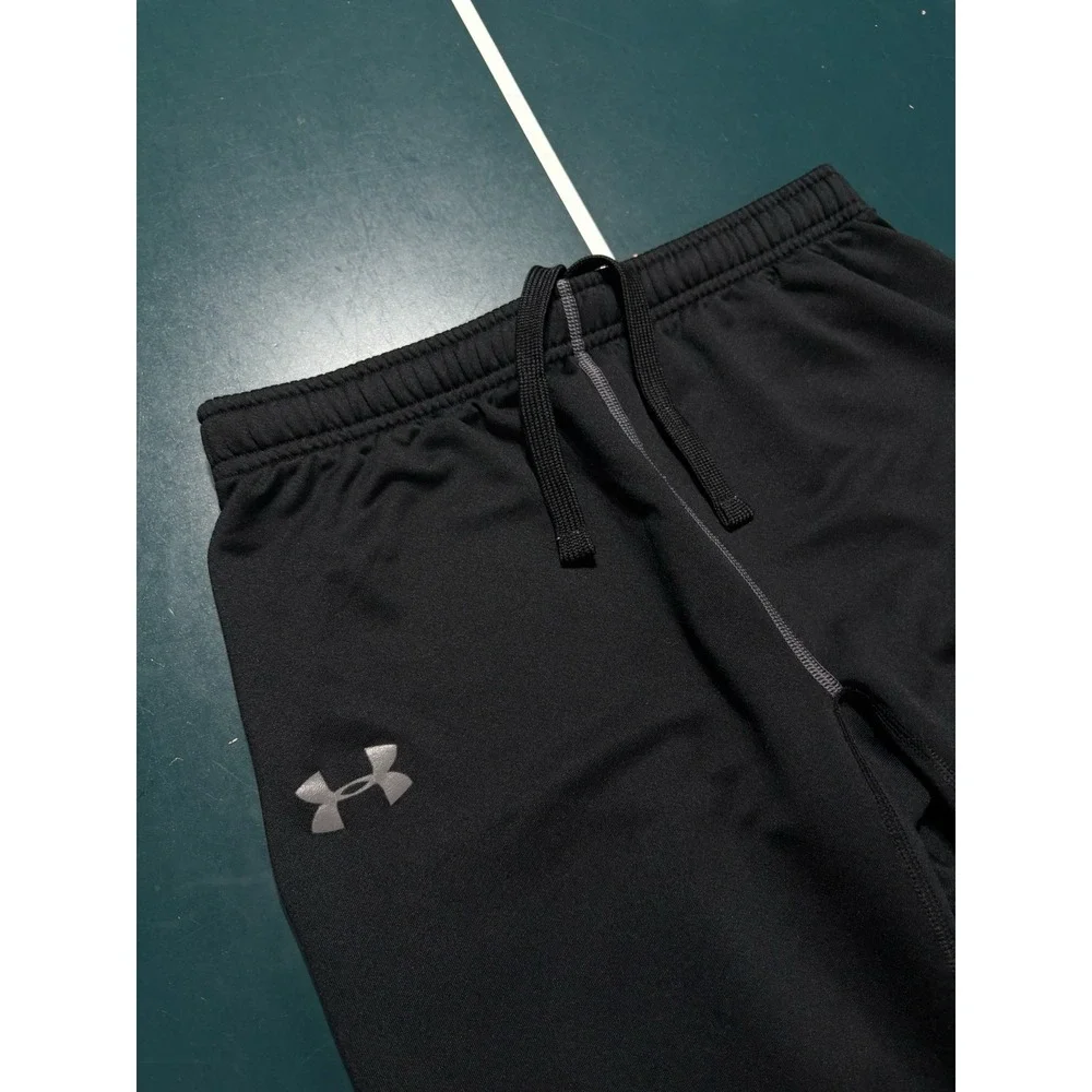 Under Armour Compression Leggings Men's Medium Black Cold Gear Base Layer EUC